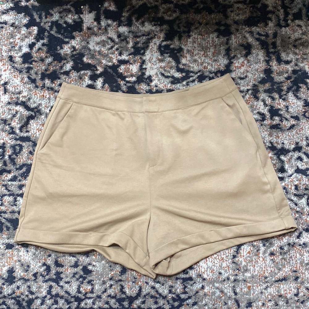 Forever 21 khaki dress shorts.